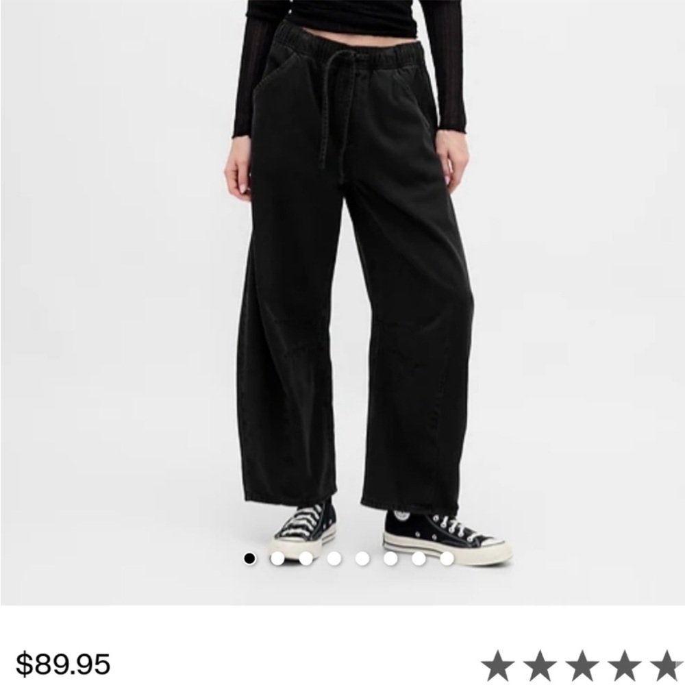 Black Wide-Leg Pants